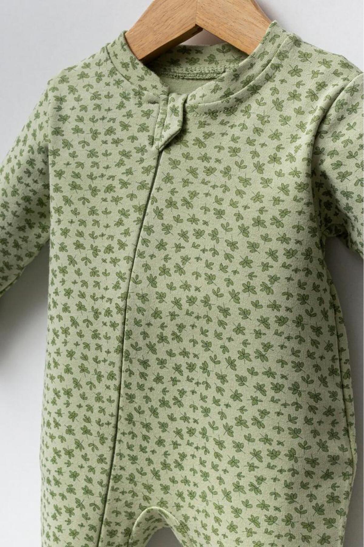 Bebitof Sevimli Sepetteki Ördek Desenli 10 Parça Kutulu Yenidoğan Hastane Çıkışı %100 Pamuk Zıbın Seti fotoğrafı 3 (önizleme)