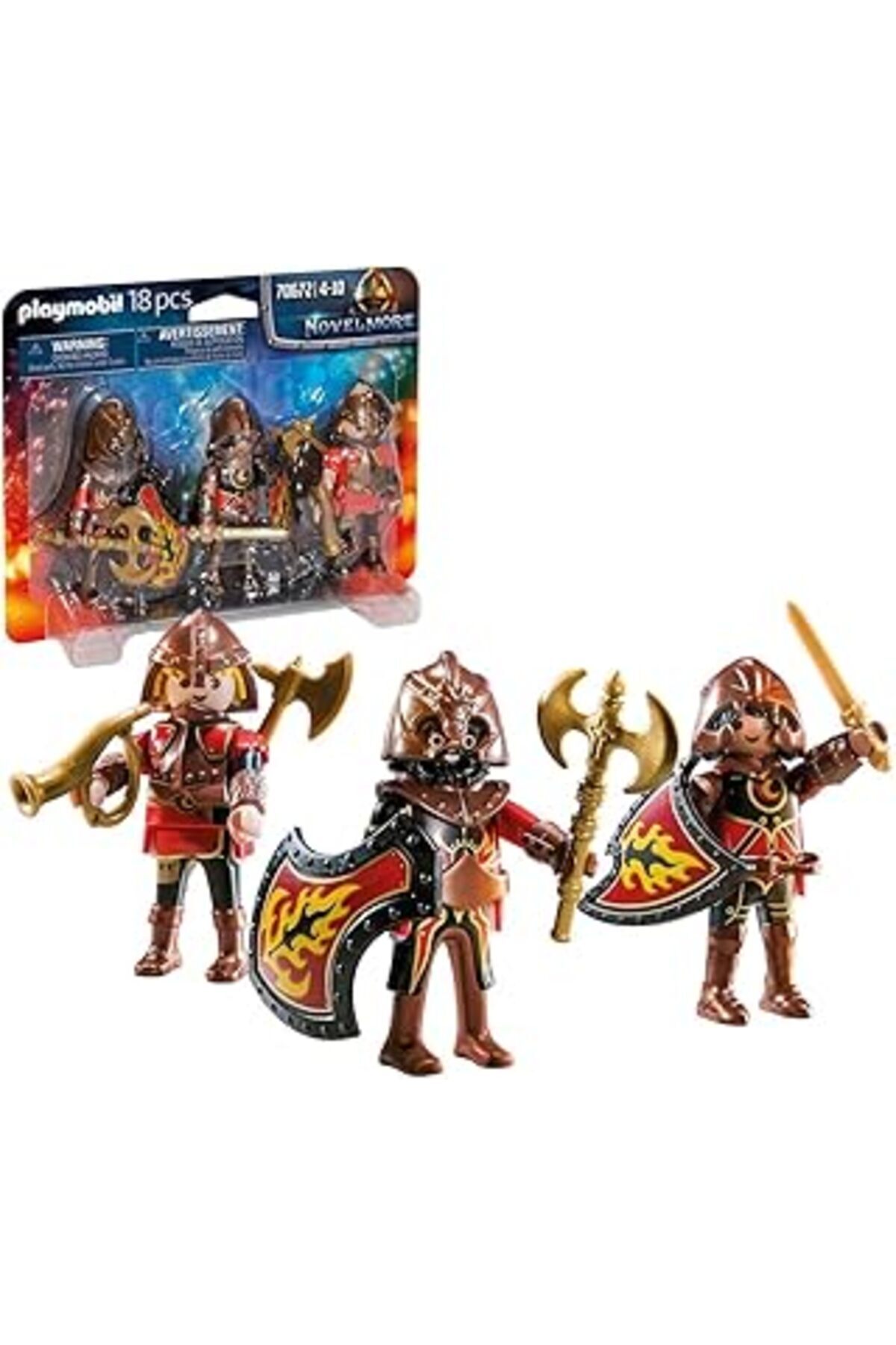 Roses Store Playmobil 70672 Novelmore 3'Lü Set Burnham Raiders, Çok Renkli
