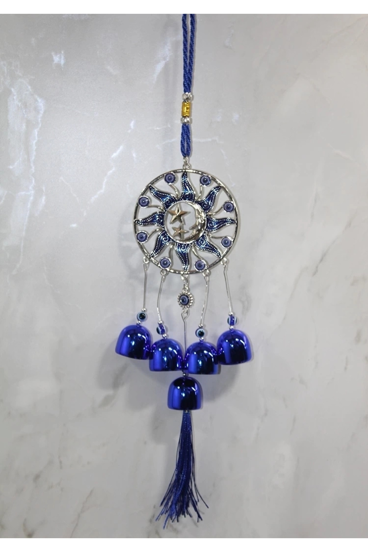 Glowify Store BUĞZ Metal Nazar Boncuğu Çan Alk3518