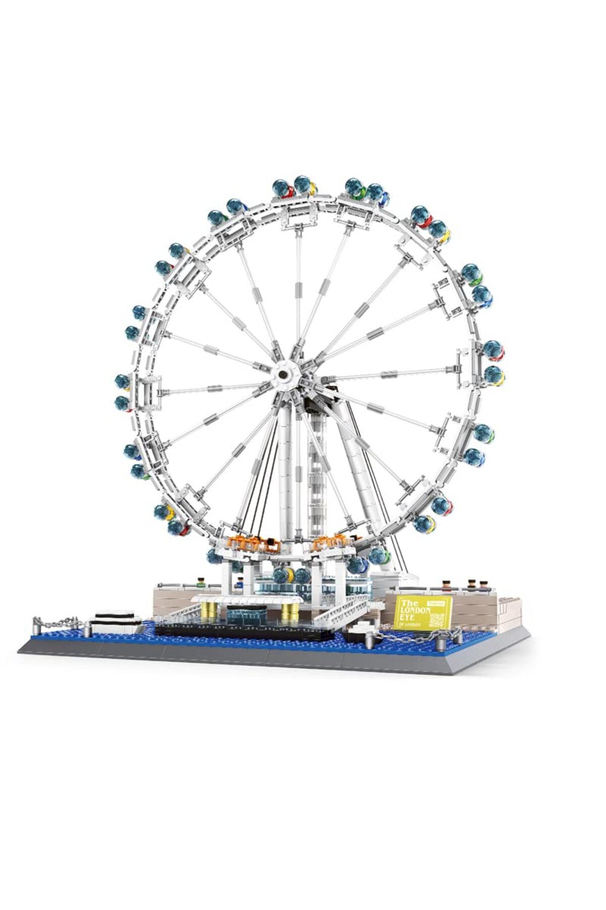 مجموعه بلوک‌های ساختمانی چشم لندن | مدل برای پروژه مدرسه | معماری بزرگ جهان