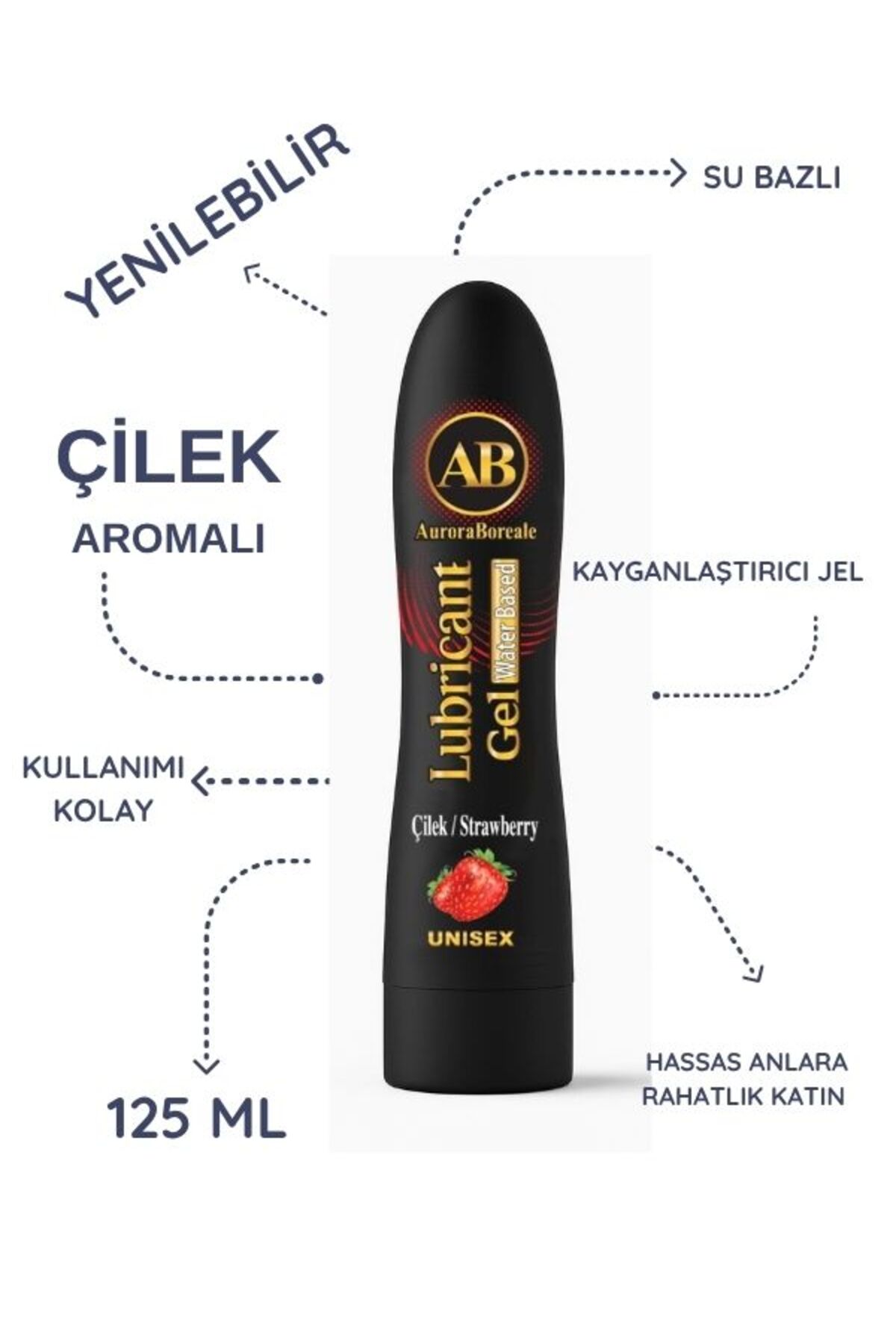 AuroraBoreale AURORA BOROALE A B Kayganlaştırıcı 125 ML ÇİLEK