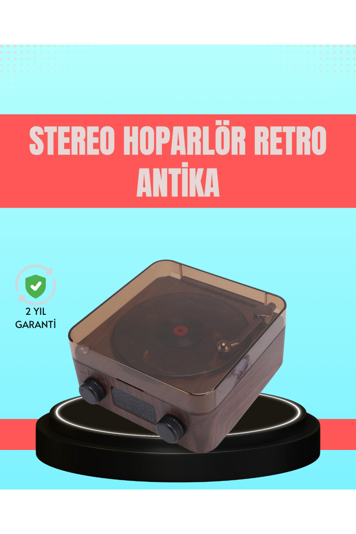 Genel Markalar MTXDPN 3-ü-1 Arada Bluetooth Hoparlör – Işıklı Saat ve (164645) Gece Lambası