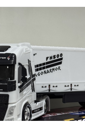 Store Maisto Büyük Boy Beyaz Volvo Ragonarmor Model Oyuncak Tır - 47 cm Uzunluk