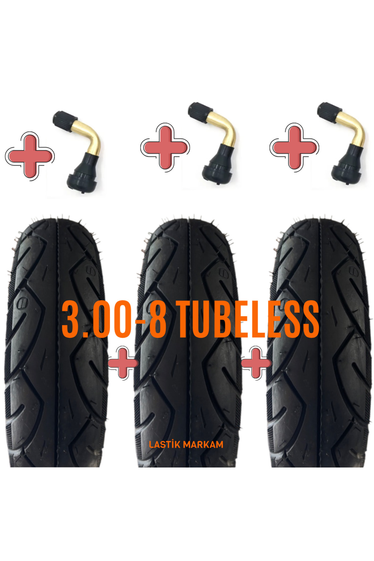 Billas 3 ADET 3.00-8 TUBELESS DIŞ LASTİK-2025