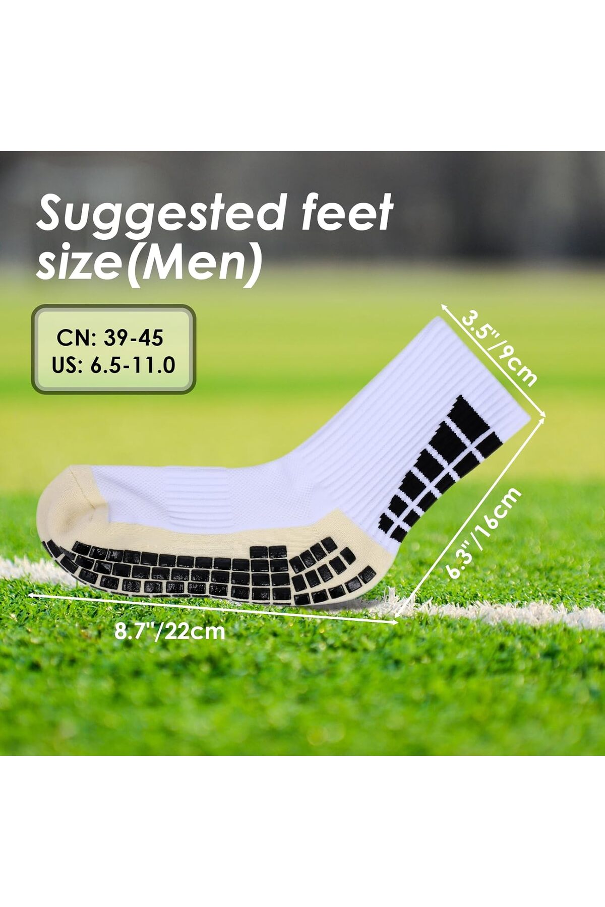 3 أزواج من جوارب كرة القدم الرياضية