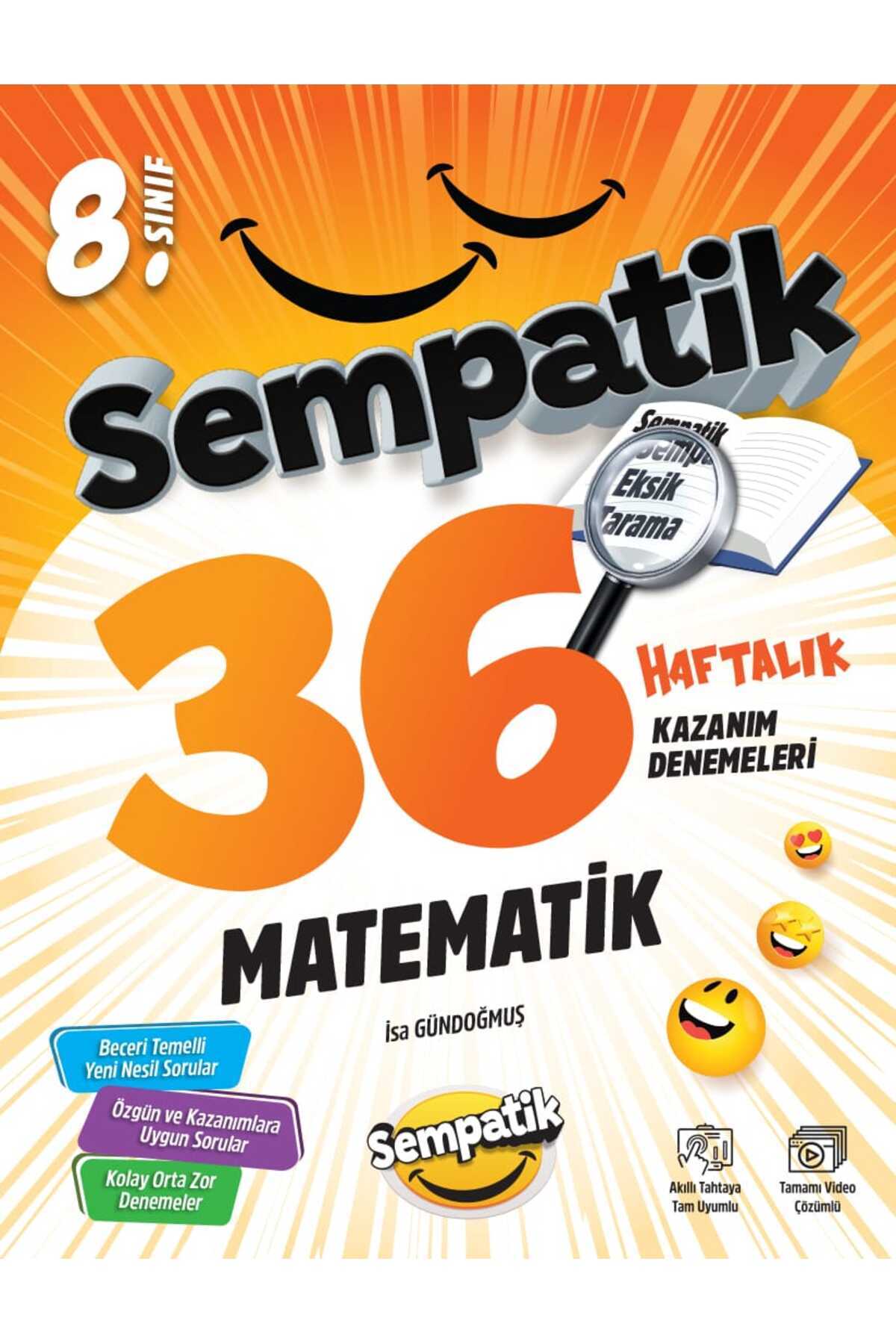 Ünlüler Karması 8.Sınıf Sempatik Türkçe - Matematik 36 Haftalık