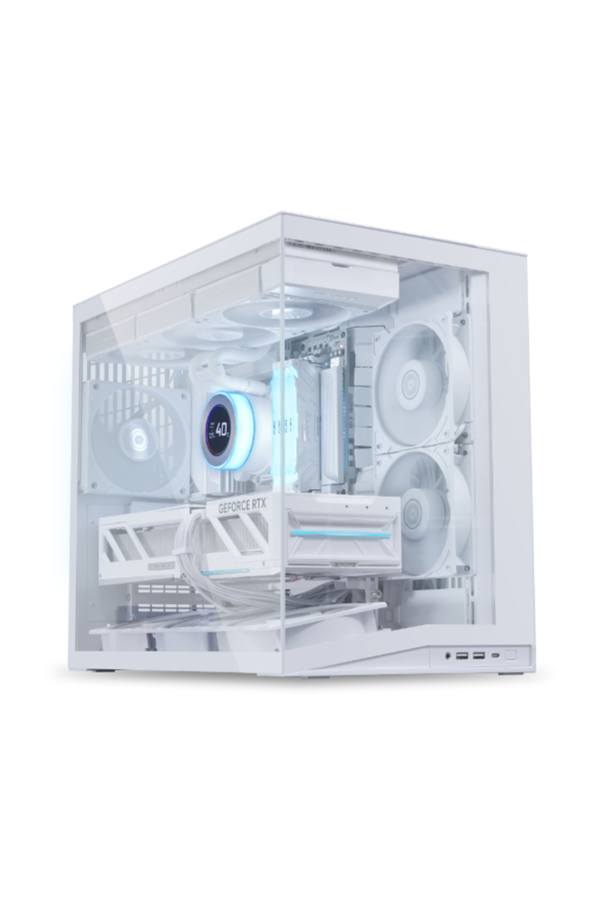 Lian Li O11 Dynamic Flow Mini V2 Mid Tower ATX Kasa Beyaz (G99