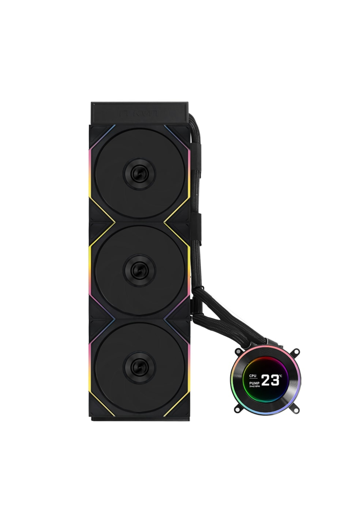 Lian Li Hydro-Shift II LCD-C 360TL Siyah İşlemci Sıvı Soğutucu