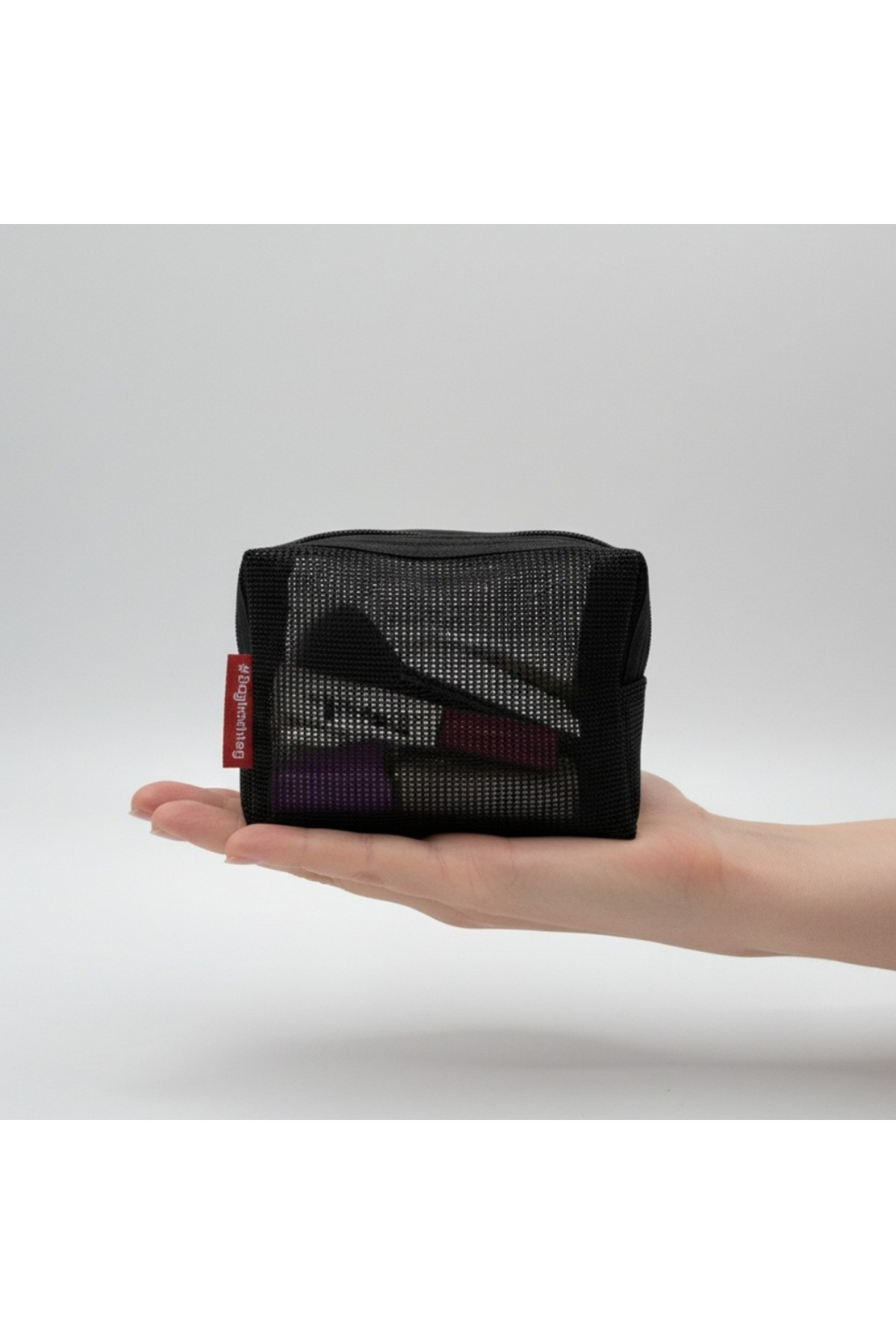 Baghashtag Mini Siyah File Clutch Çanta