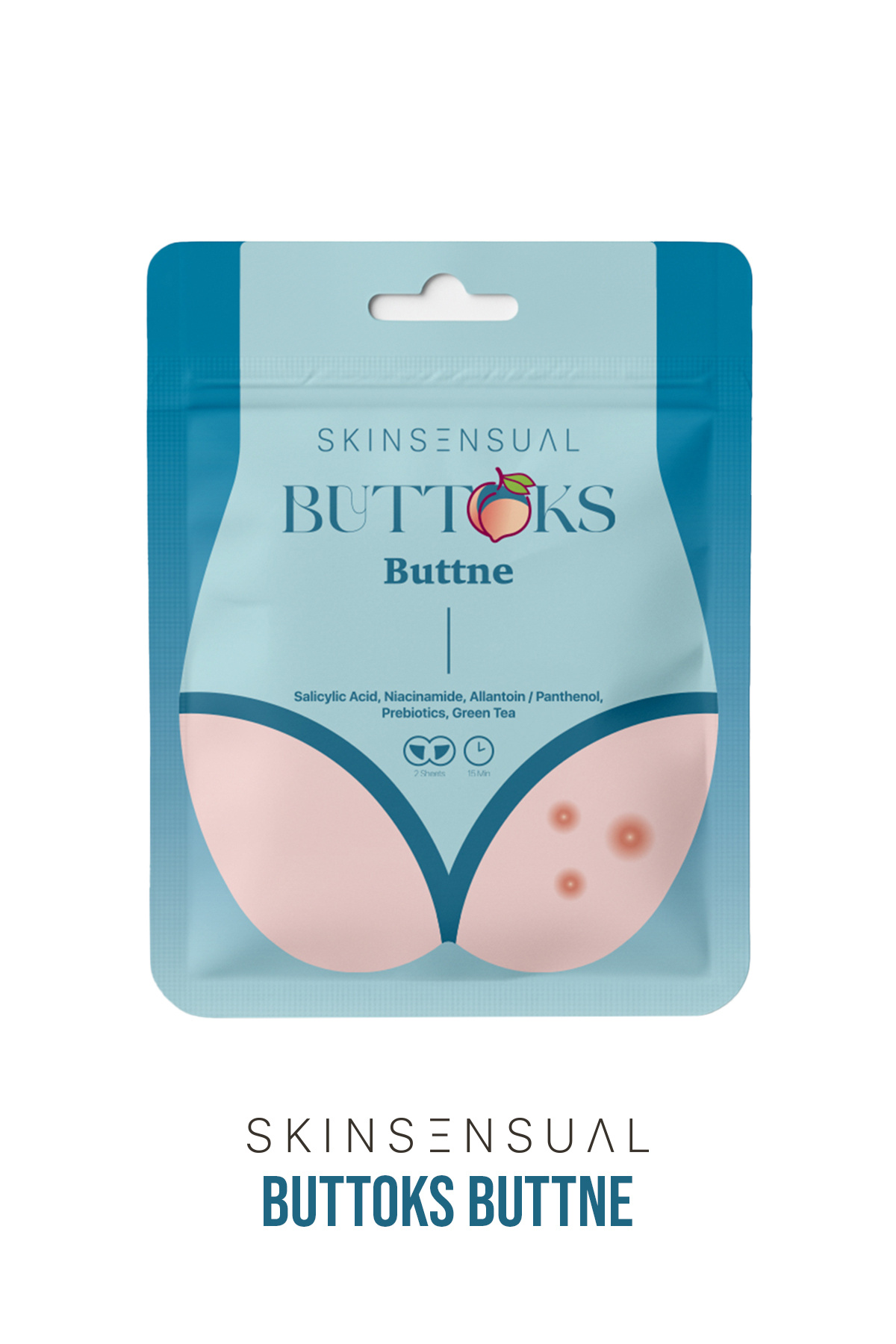 Skin Sensual Buttoks Buttne Vücut Maskesi | Vücut Sivilceleri ve Pürüzlere Karşı | 2 Parça