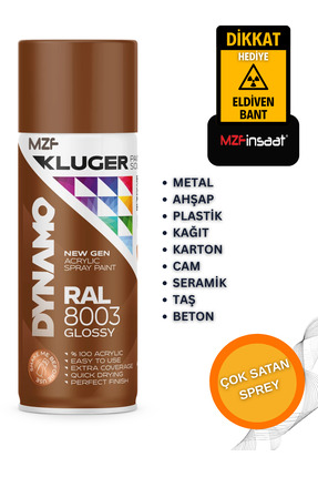 MZF SPREY BOYA AHŞAP-METAL-PLASTİK- RÜTUŞ- BOYASI