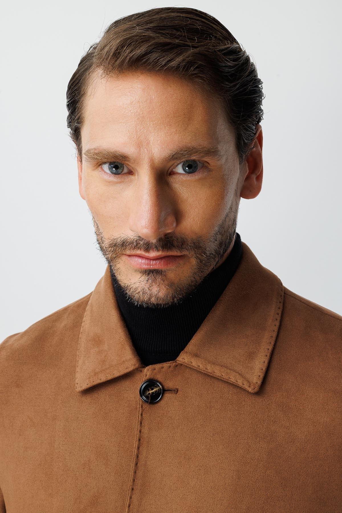 İgs  Erkek Kahve Mont - Görsel 6