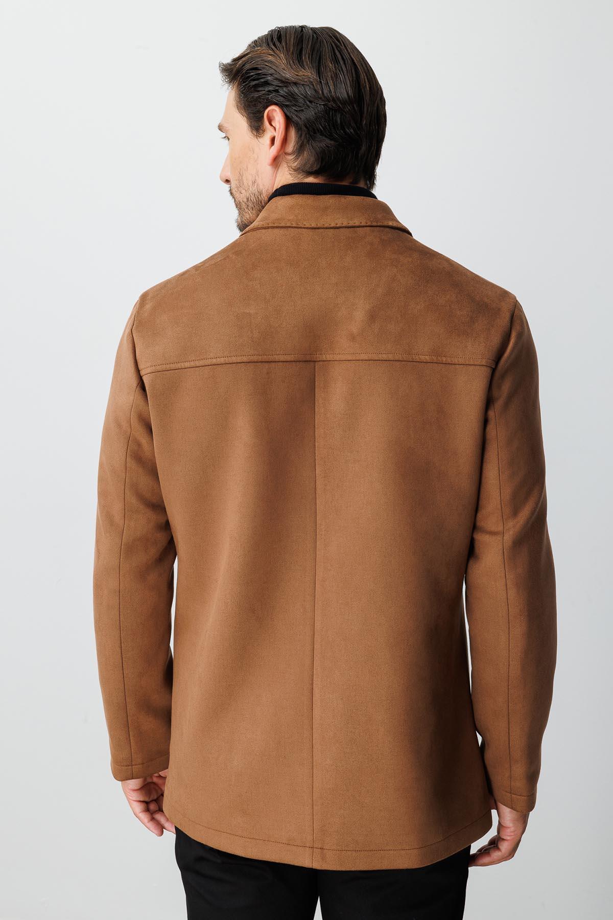 İgs  Erkek Kahve Mont - Görsel 5