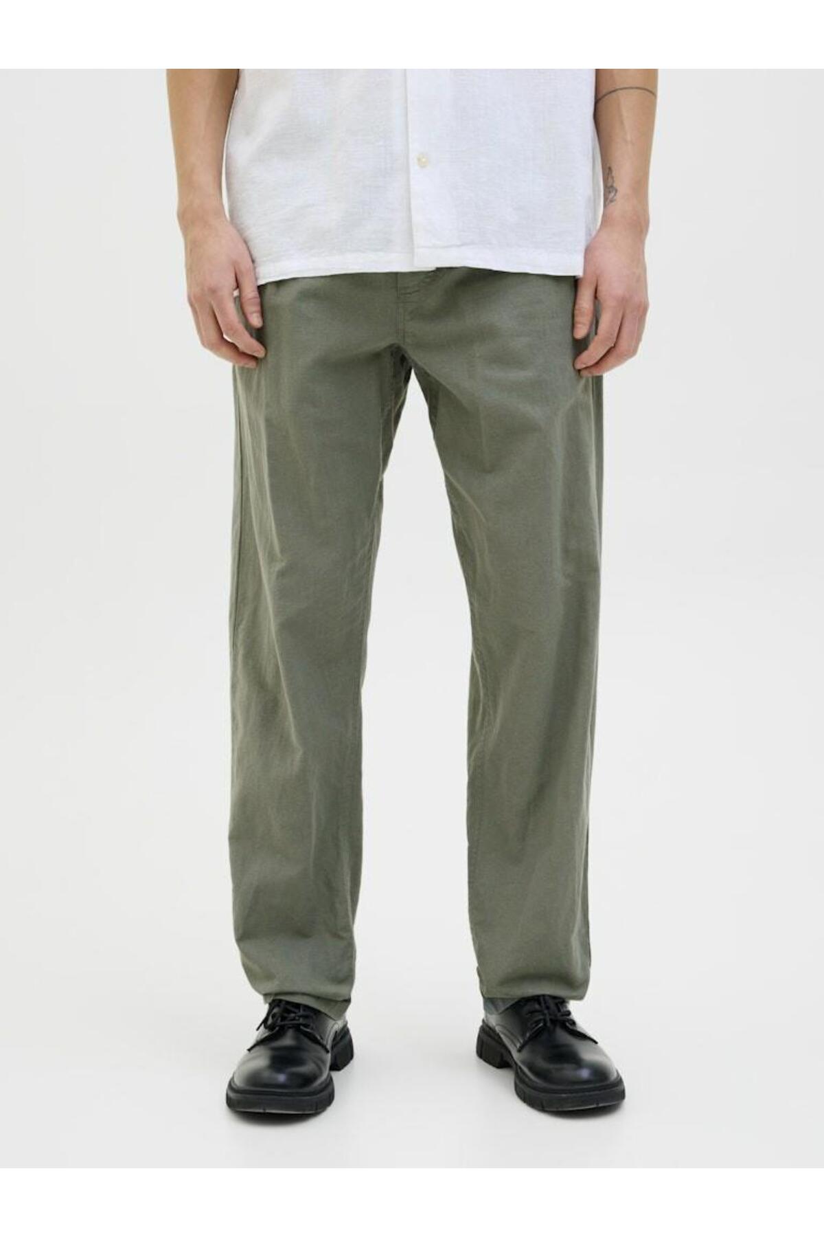 شلوار مردانه راسته فاق نرمال | جک اند جونز Jack & Jones 12248606 - تصویر 3