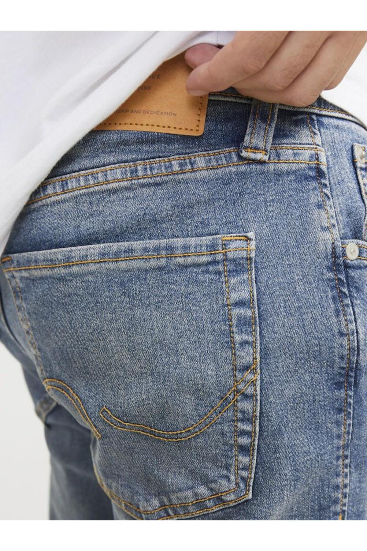شلوار جین مردانه راسته فاق نرمال | جک اند جونز Jack & Jones 12258826 - تصویر 2