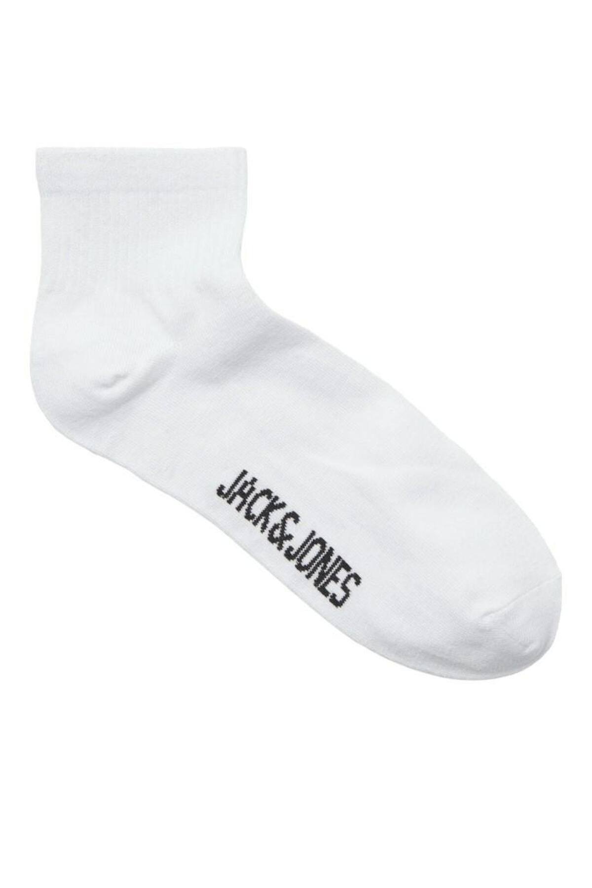 Jack & Jones Jack Jones Leon Short Tenis 3 Lü Paket Erkek Çorap 12257150 görsel 2