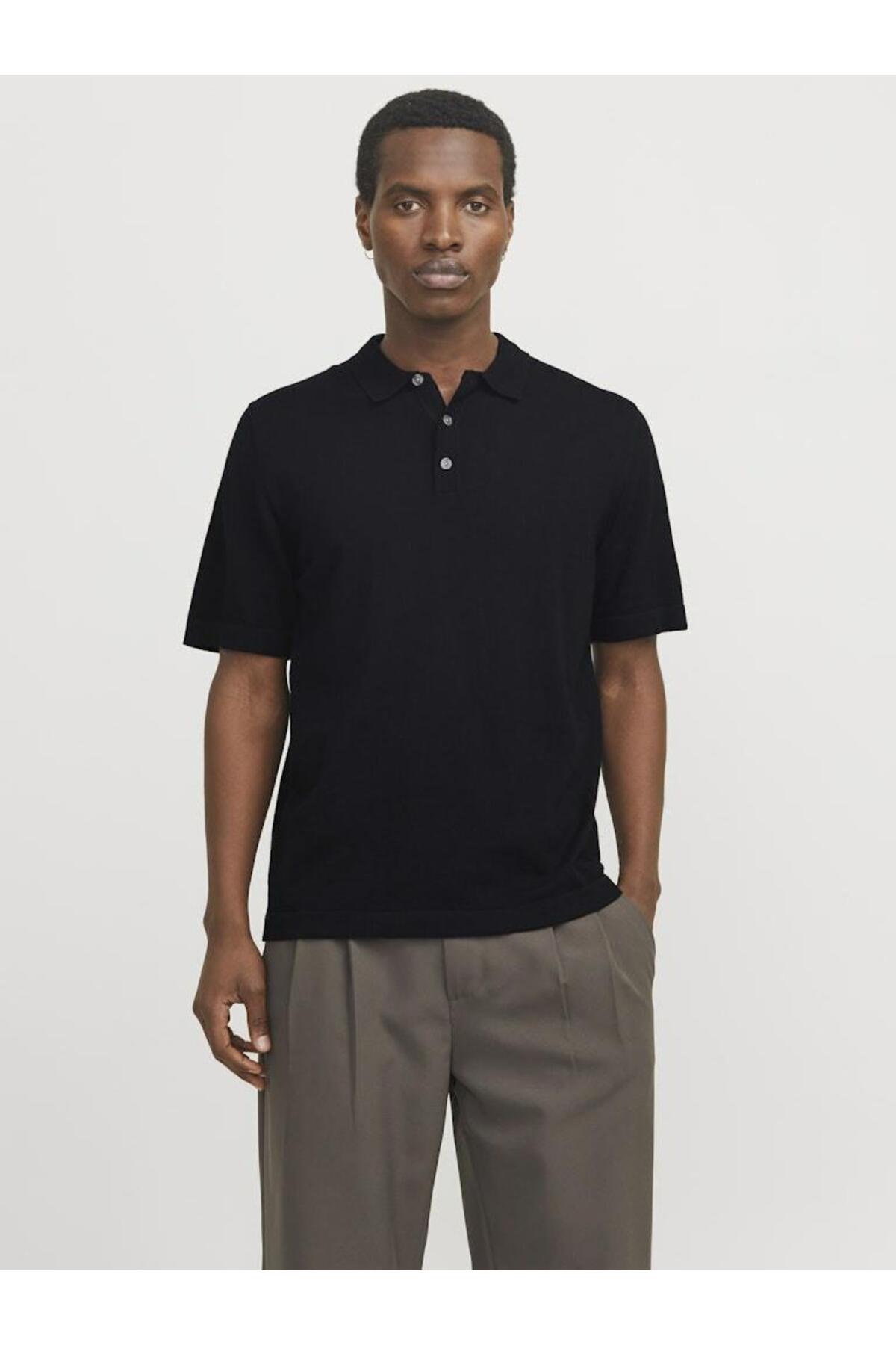 تیشرت یقه پلو مردانه راسته آستین کوتاه | جک اند جونز Jack & Jones 12268216 - تصویر 2