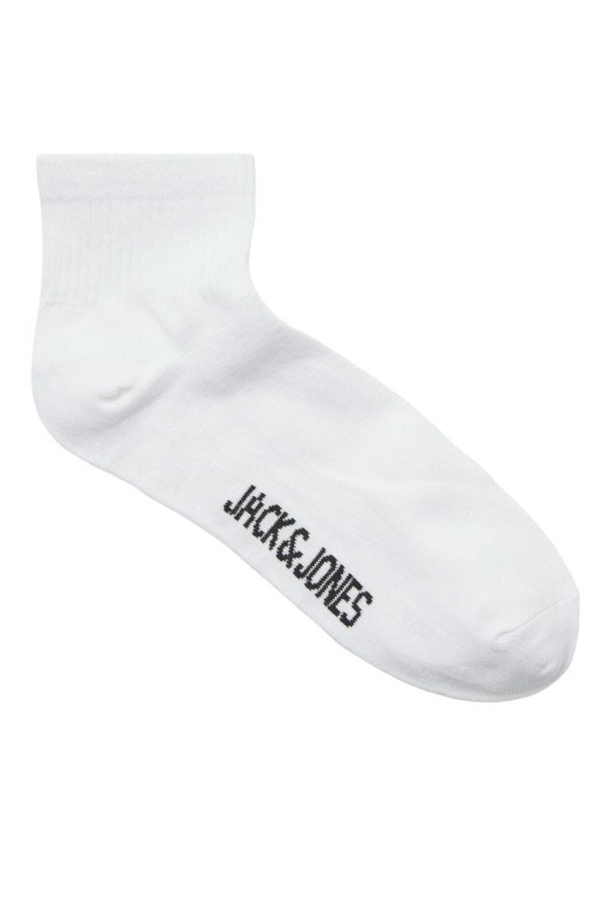 Jack & Jones Jack Jones Leon Short Tenis 3 Lü Paket Erkek Çorap 12257150 görsel 5
