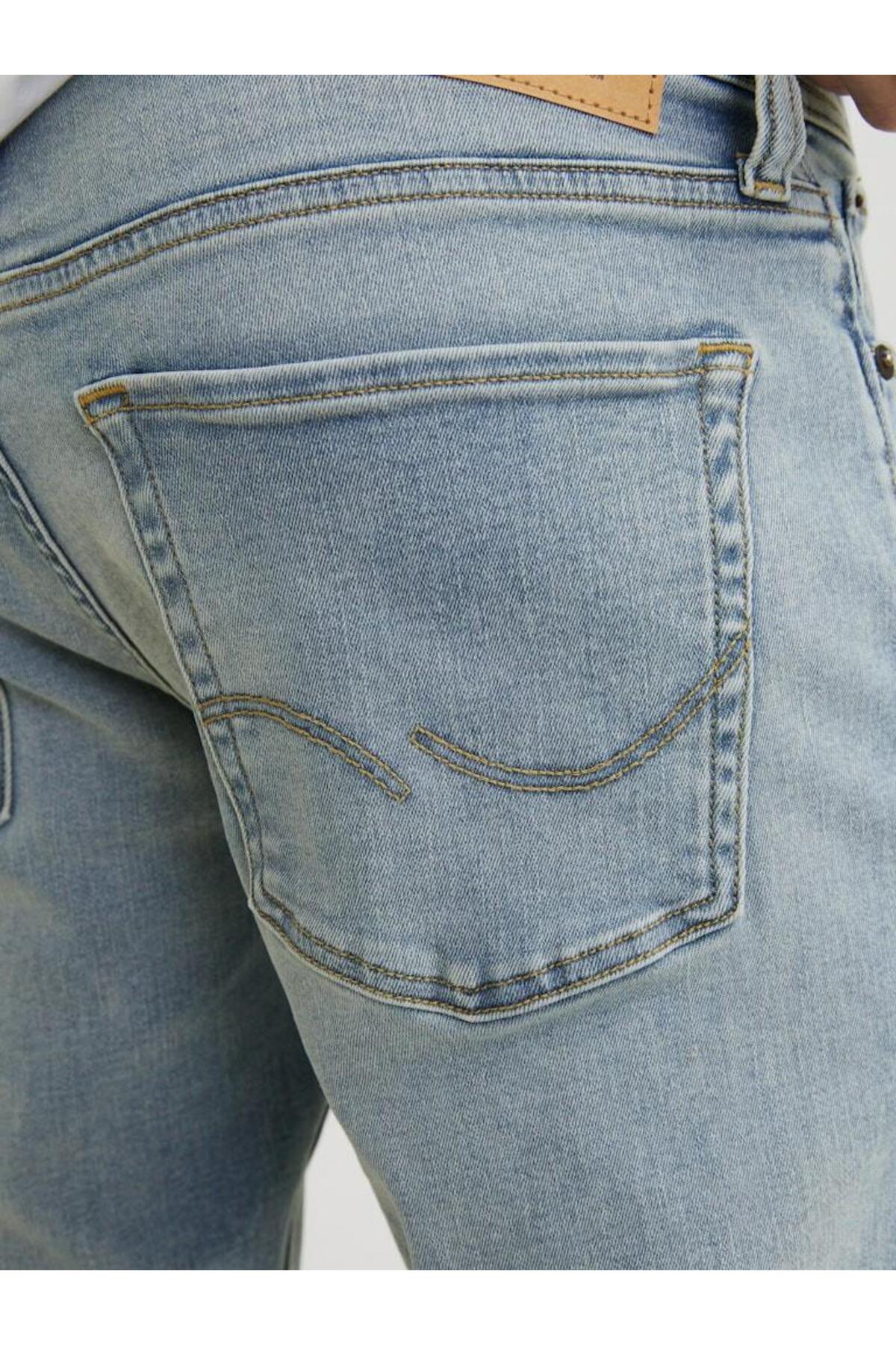 Jack & Jones  Jack Jones Glenn Orıgınal Erkek Slım Fıd Jean Pantolon 12269466 - Görsel 3