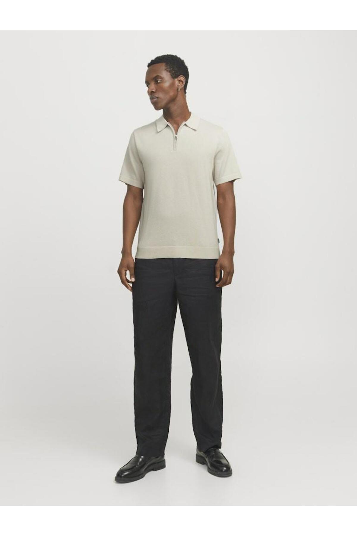 تیشرت یقه پلو مردانه راسته آستین کوتاه | جک اند جونز Jack & Jones 12271401 - تصویر 3
