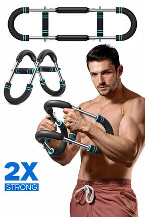 Telvesse 2X POWER (25-50KG) Ayarlanabilir Çift Metal Yaylı Göğüs & Kol Full B...