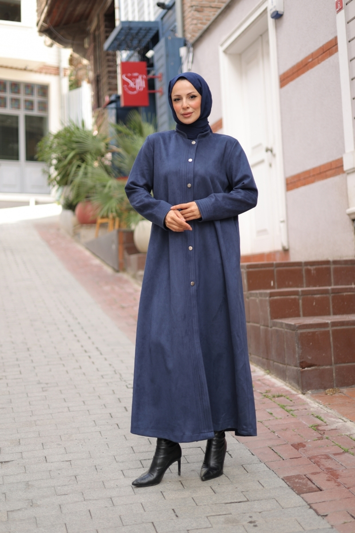 KADEEM  Elara Süet Kaban -422534 - Görsel 8