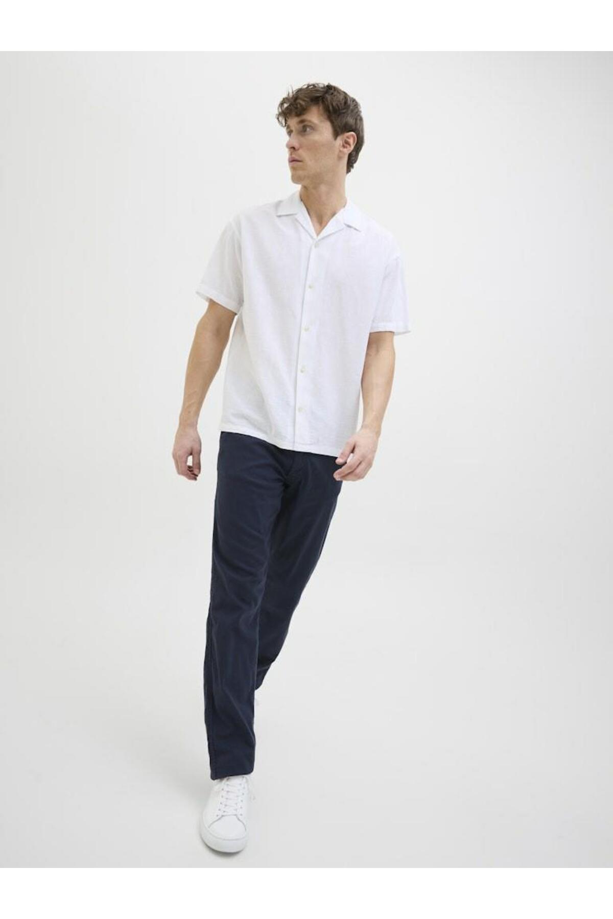 شلوار مردانه راسته فاق نرمال | جک اند جونز Jack & Jones 12274977 - تصویر 5