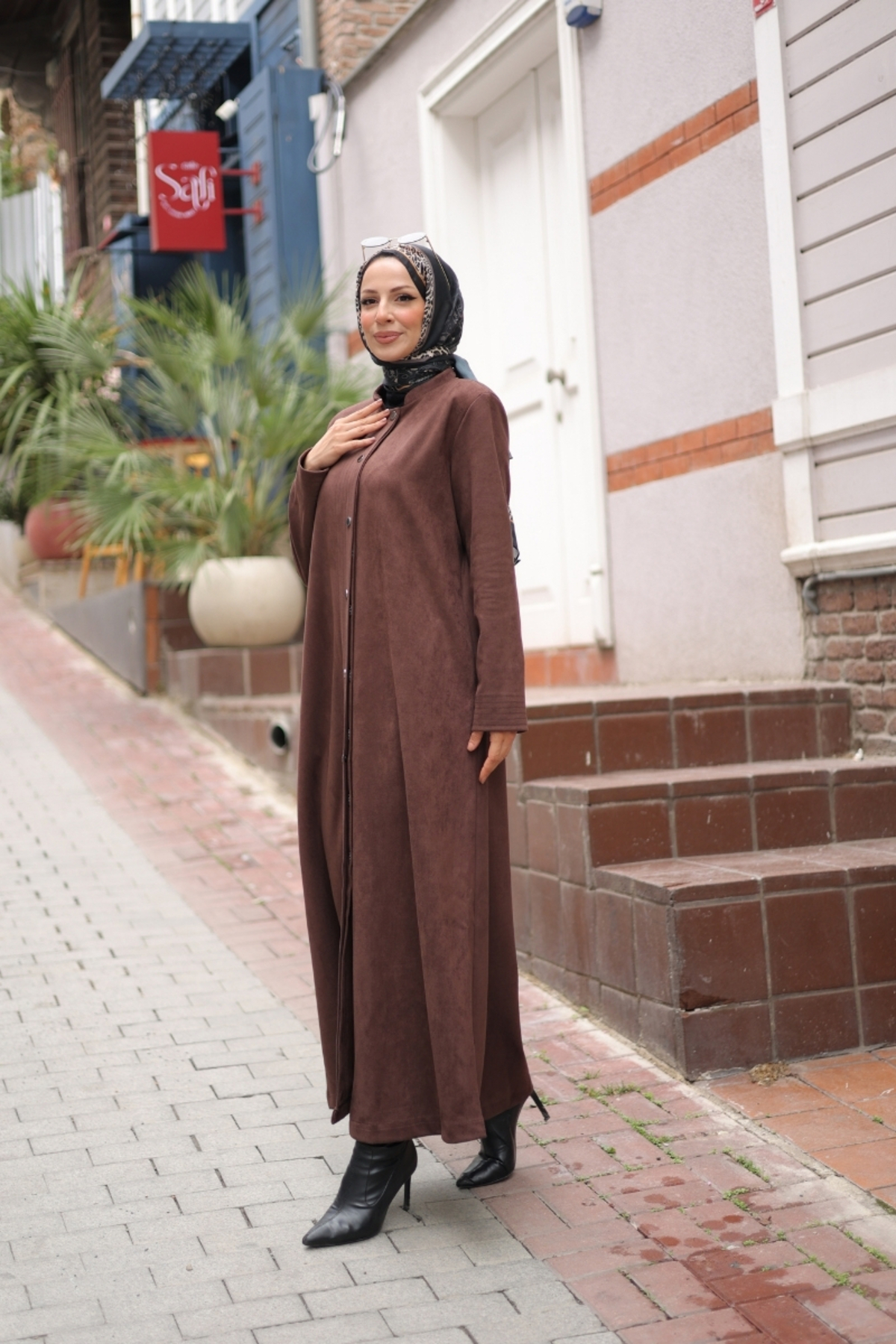 KADEEM  Elara Süet Kaban -422534 - Görsel 9