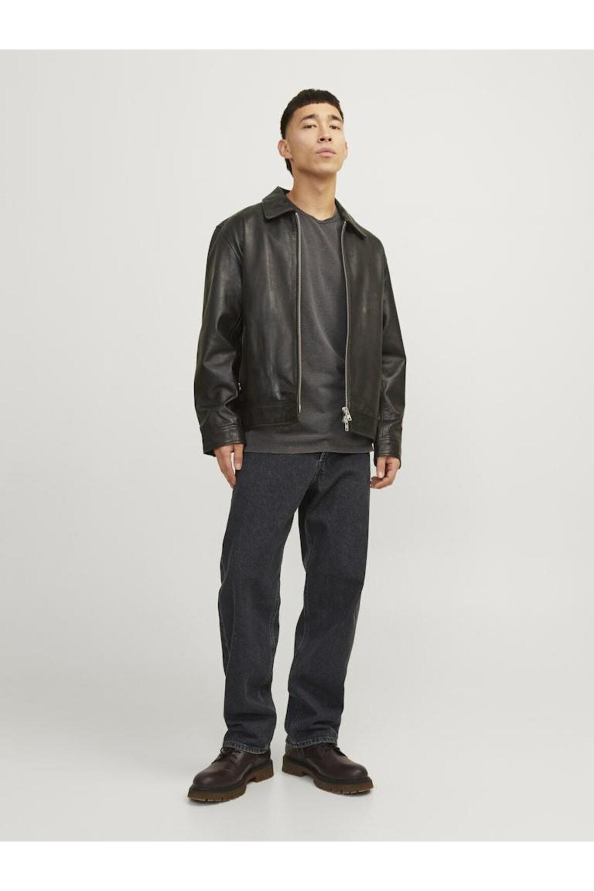 شلوار جین مردانه راسته فاق نرمال | جک اند جونز Jack & Jones 12252764 - تصویر 5