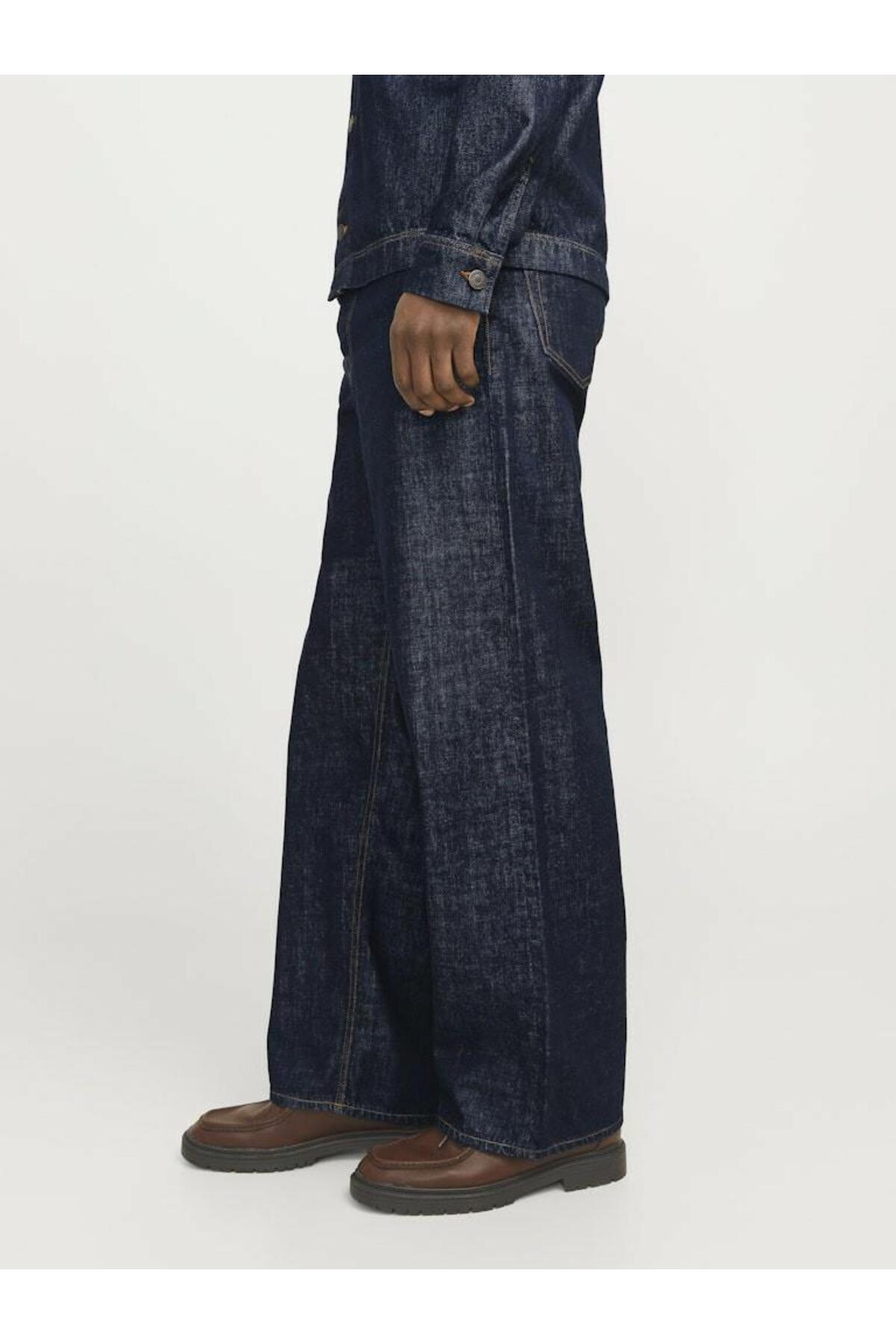 شلوار جین مردانه راسته فاق نرمال | جک اند جونز Jack & Jones 12277998 - تصویر 4