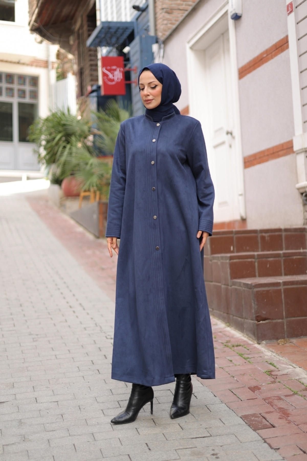 KADEEM  Elara Süet Kaban -422534 - Görsel 7