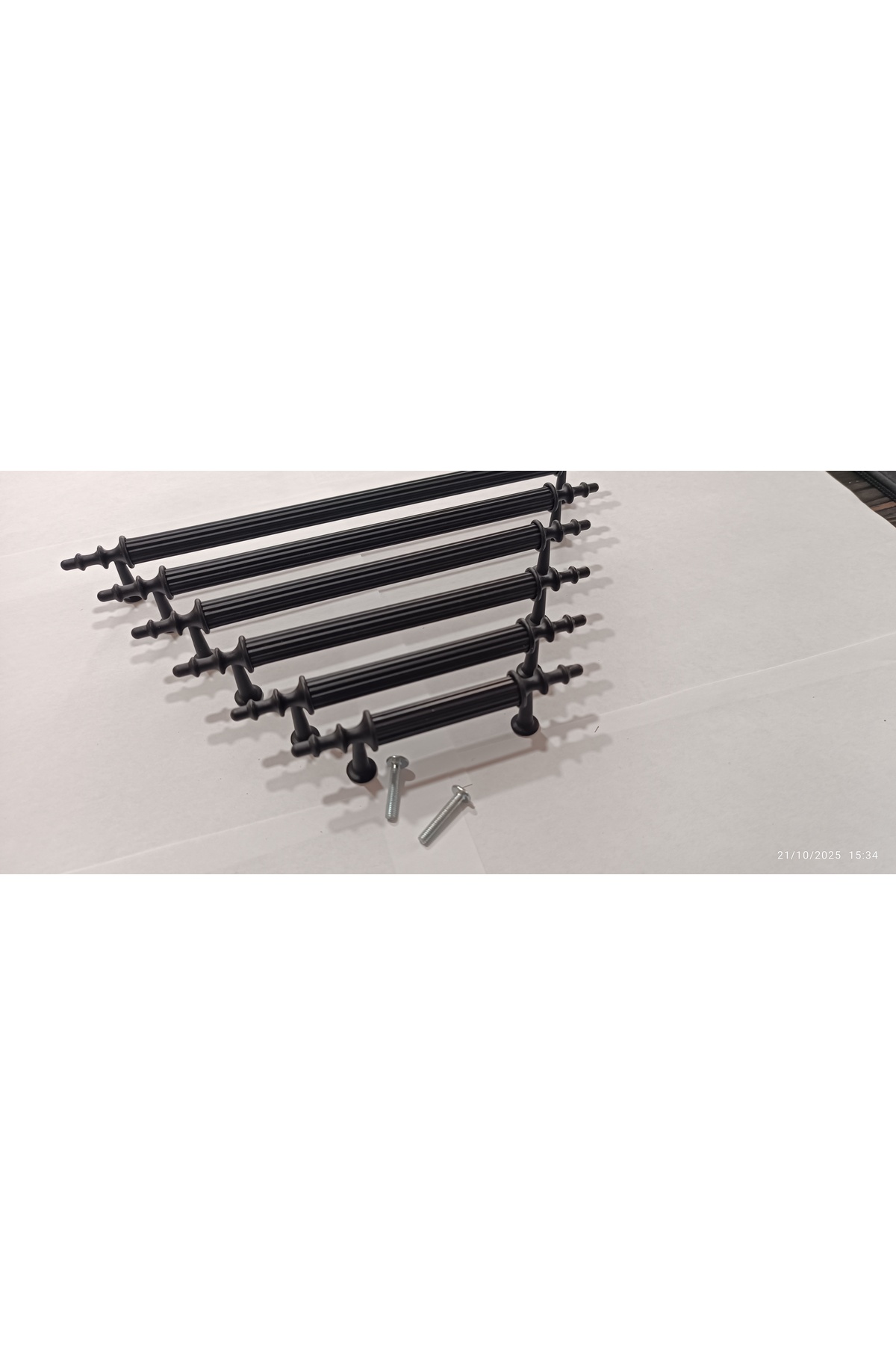 ORDER 1 pcs black 160 MM metal screw HANDLE . Wardrobe,dresser,unit,nightstand,kitchen cabinet,cloakroom