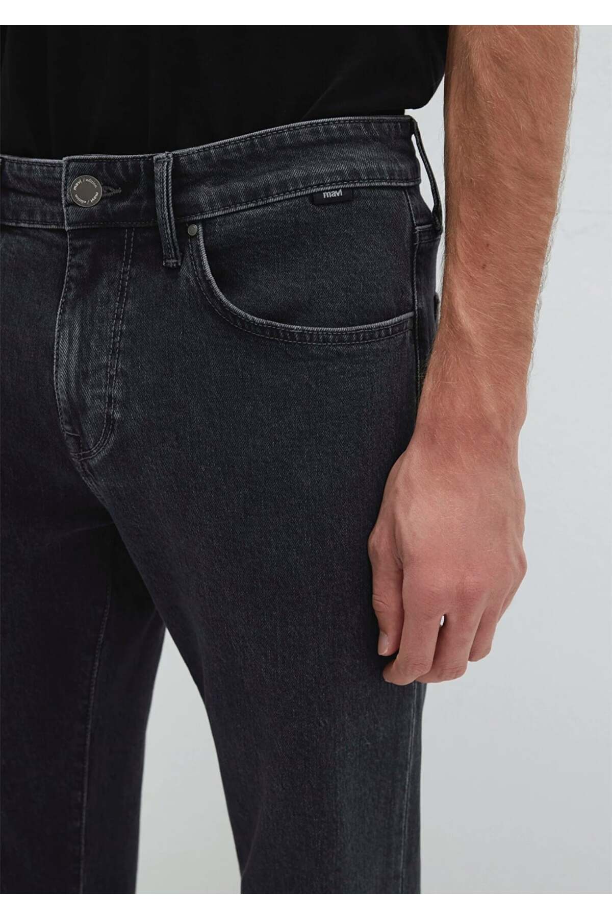 شلوار جین مردانه راسته فاق نرمال | ماوی Mavi jake-mid-smoke-mavi-edition-m0042291284 - تصویر 7
