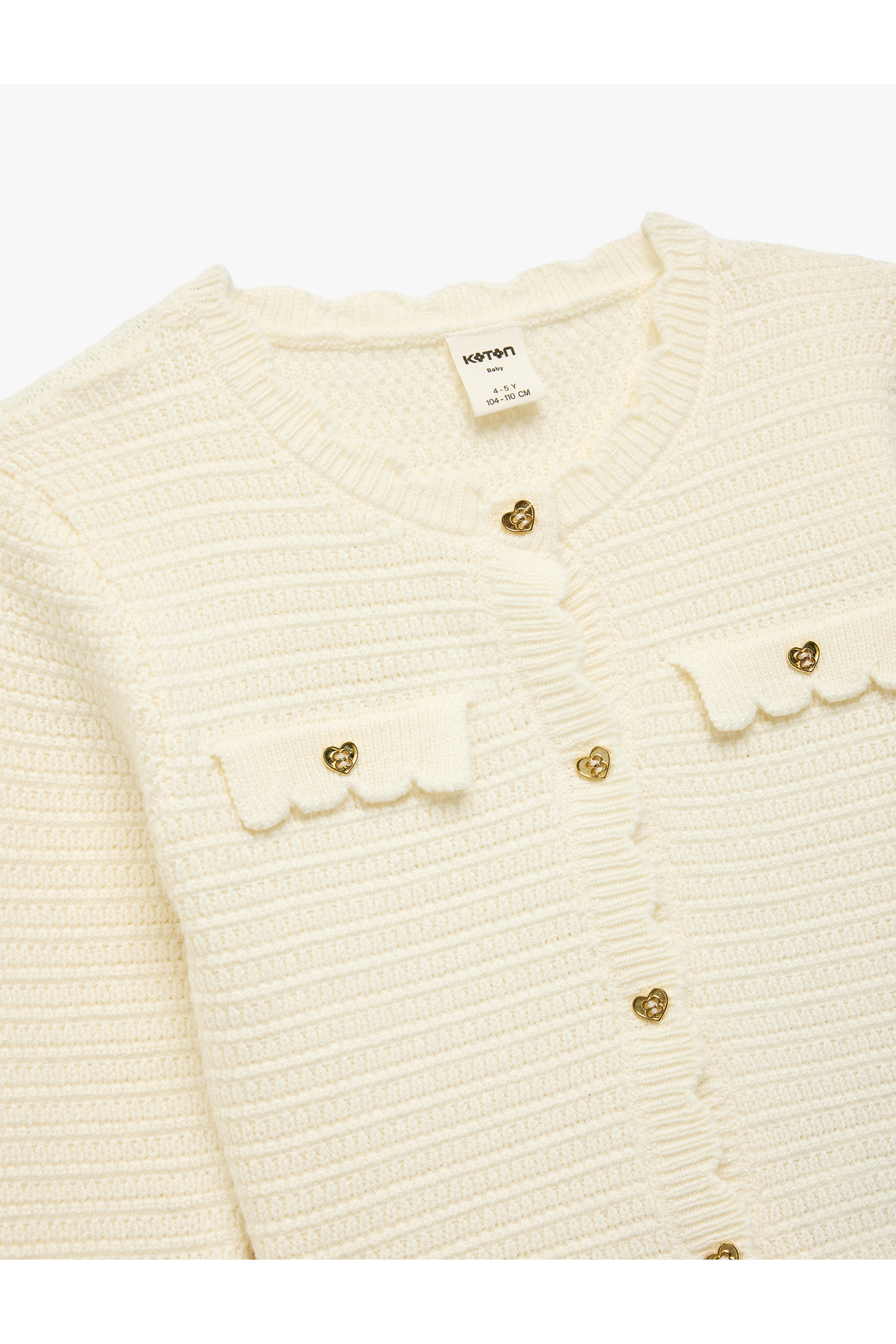 Koton Viskon Karışımlı Düğmeli Uzun Kollu Bisiklet Yaka Triko Hırka fotoğrafı 3 (önizleme)