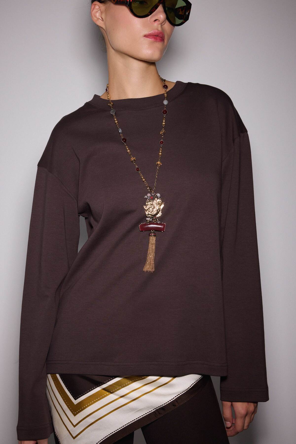 BABOKAH Premium Uzun Kol Oversize Tshirt görsel 3