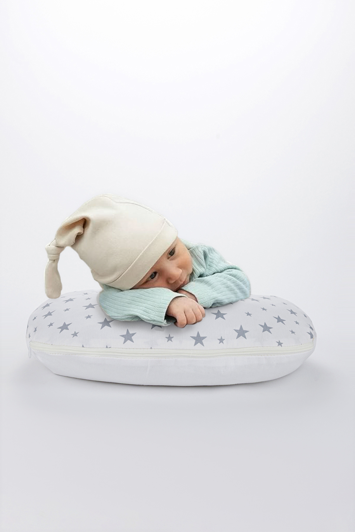 Disanuva Ergonomik Destekli Bebek Emzirme Yastığı Anne Minderi Çok Amaçlı Mama Yastığı Fermuarlı Yıkanabilir fotoğrafı 5 (önizleme)