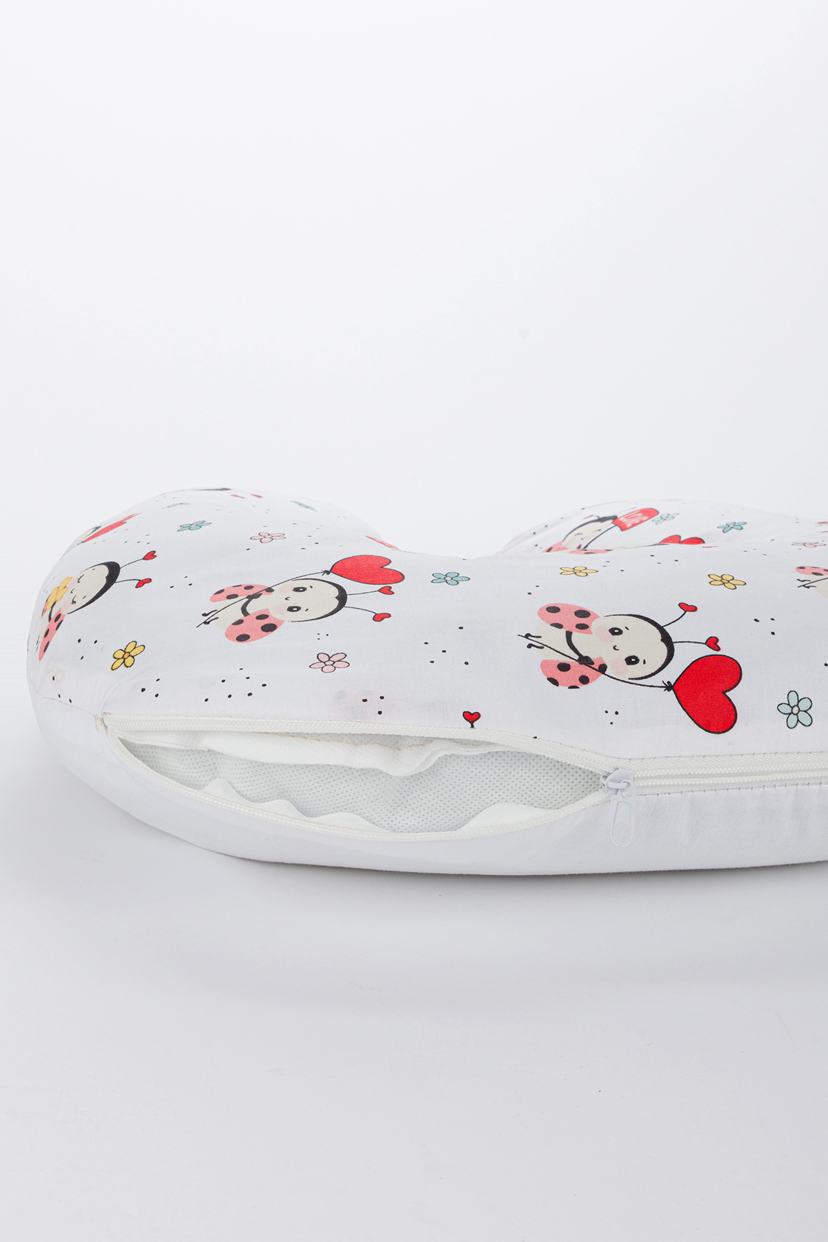 Disanuva Ergonomik Destekli Bebek Emzirme Yastığı Anne Minderi Çok Amaçlı Mama Yastığı Fermuarlı Yıkanabilir fotoğrafı 4 (önizleme)