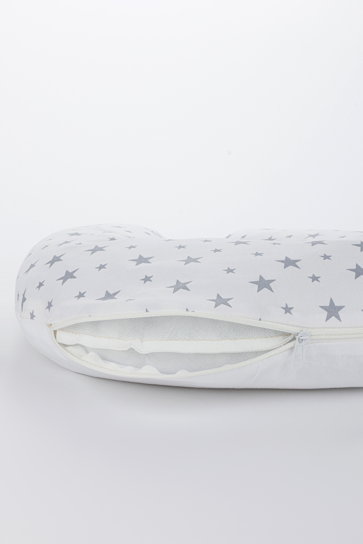 Disanuva Ergonomik Destekli Bebek Emzirme Yastığı Anne Minderi Çok Amaçlı Mama Yastığı Fermuarlı Yıkanabilir fotoğrafı 3 (önizleme)