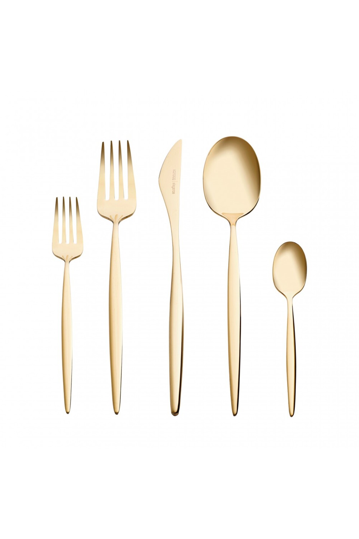 Karaca Lızbon Gold 6-Personen 30-teiliges Besteckset