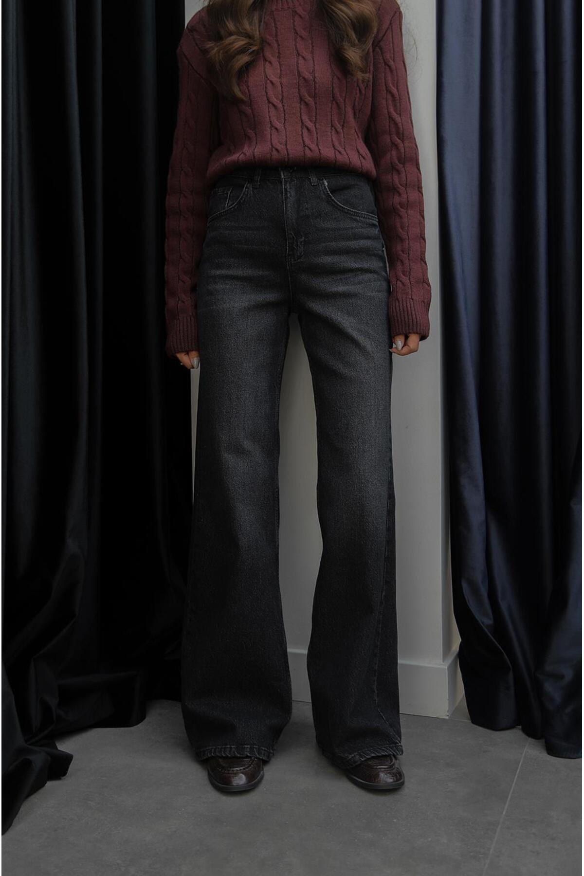 Havoş Джинси Füme Tintli Wide Leg