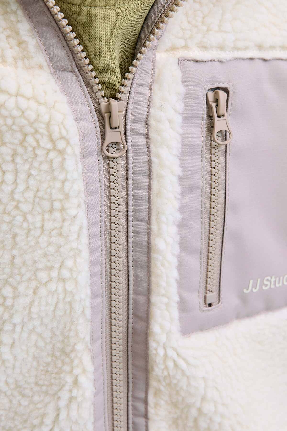 کت مردانه راسته آستین بلند | جک اند جونز Jack & Jones JJESOHO TEDDY JACKET SN J - تصویر 5