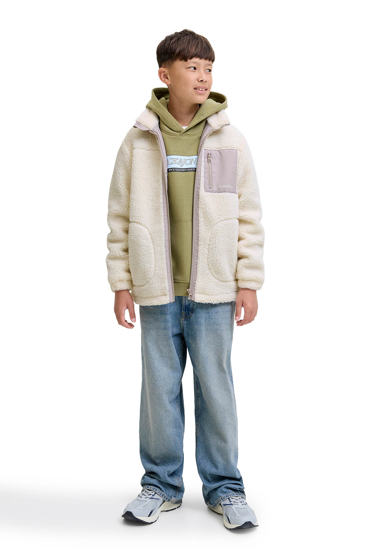 کت مردانه راسته آستین بلند | جک اند جونز Jack & Jones JJESOHO TEDDY JACKET SN J - تصویر 4