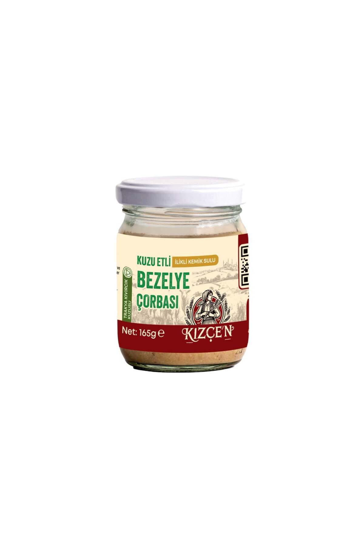 Kızçen Kuzu Etli İlikli Kemik Sulu Bezelye Çorbası (165 gram)