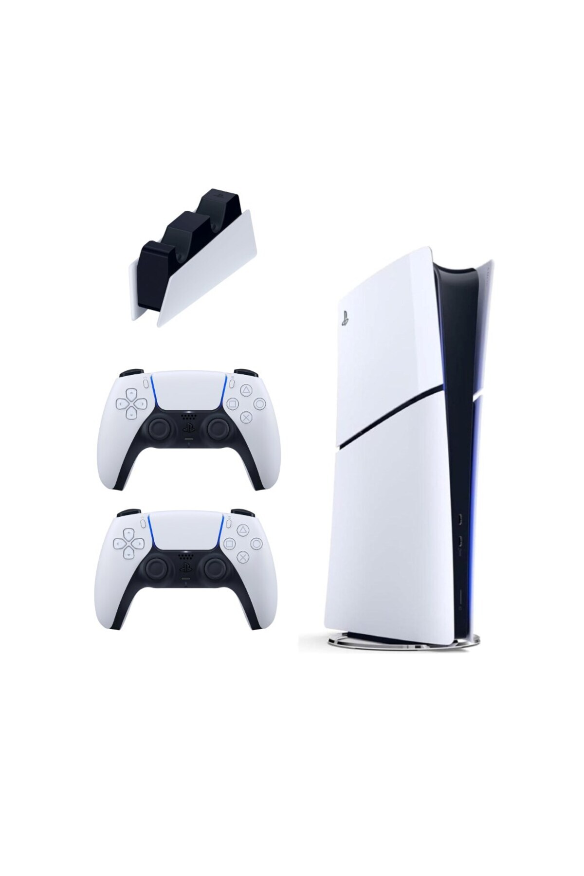 Sony Playstation 5 Slim Digital 825 GB + Şarj İstasyonu + 2. Dualsense İthalatçı Garantili