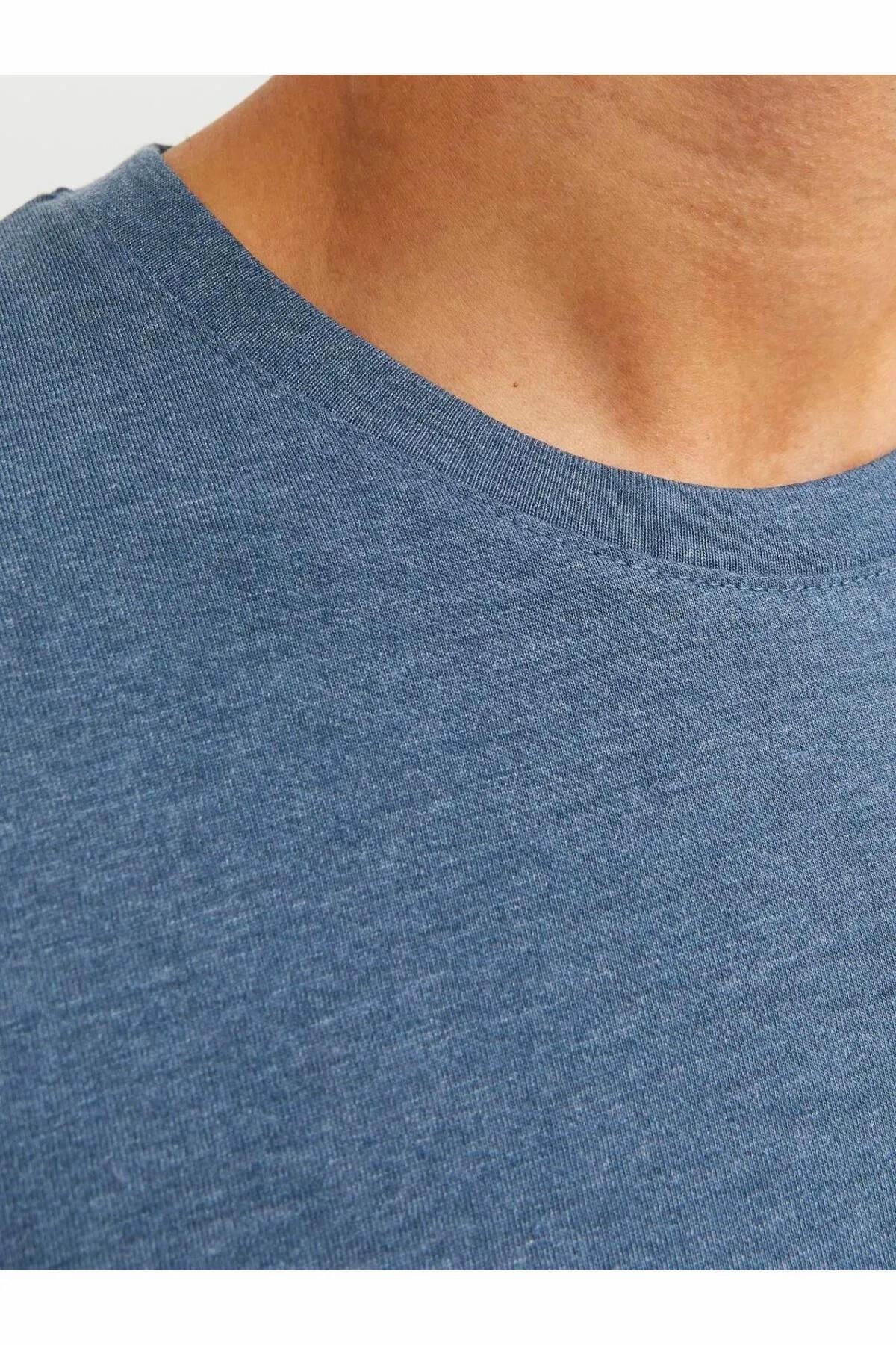 تیشرت مردانه گلدوزی شده آستین کوتاه | جک اند جونز Jack & Jones 12245087 - تصویر 4