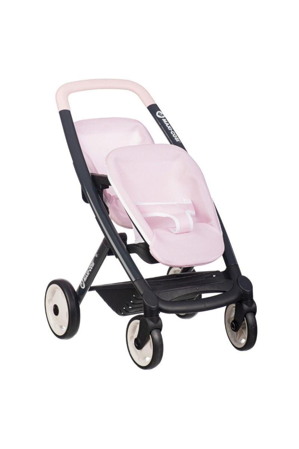 Smoby Maxi-Cosi&Quinny Oyuncak İkiz Bebek Arabası - Pembe 253221