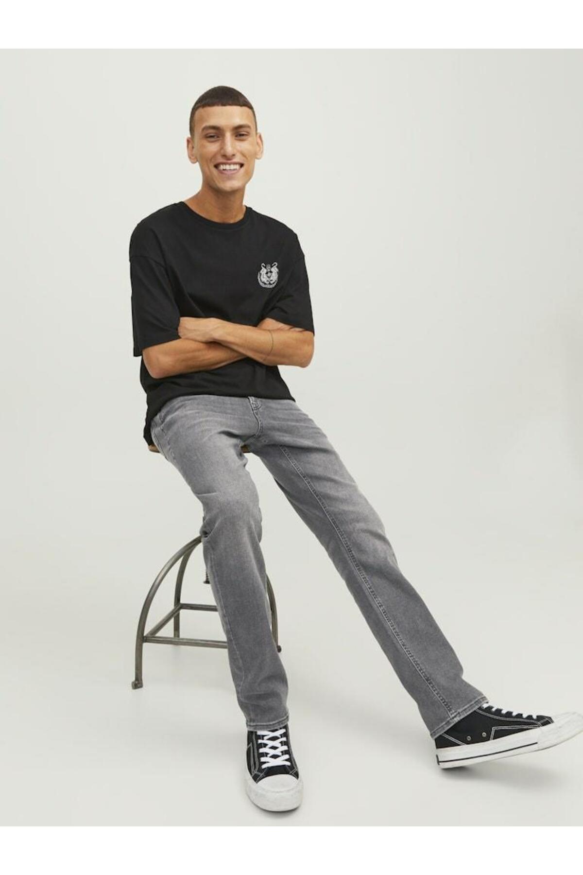 Jack & Jones  Jack Jones Glenn Erkek Jean Pantolon 12243599 - Görsel 4