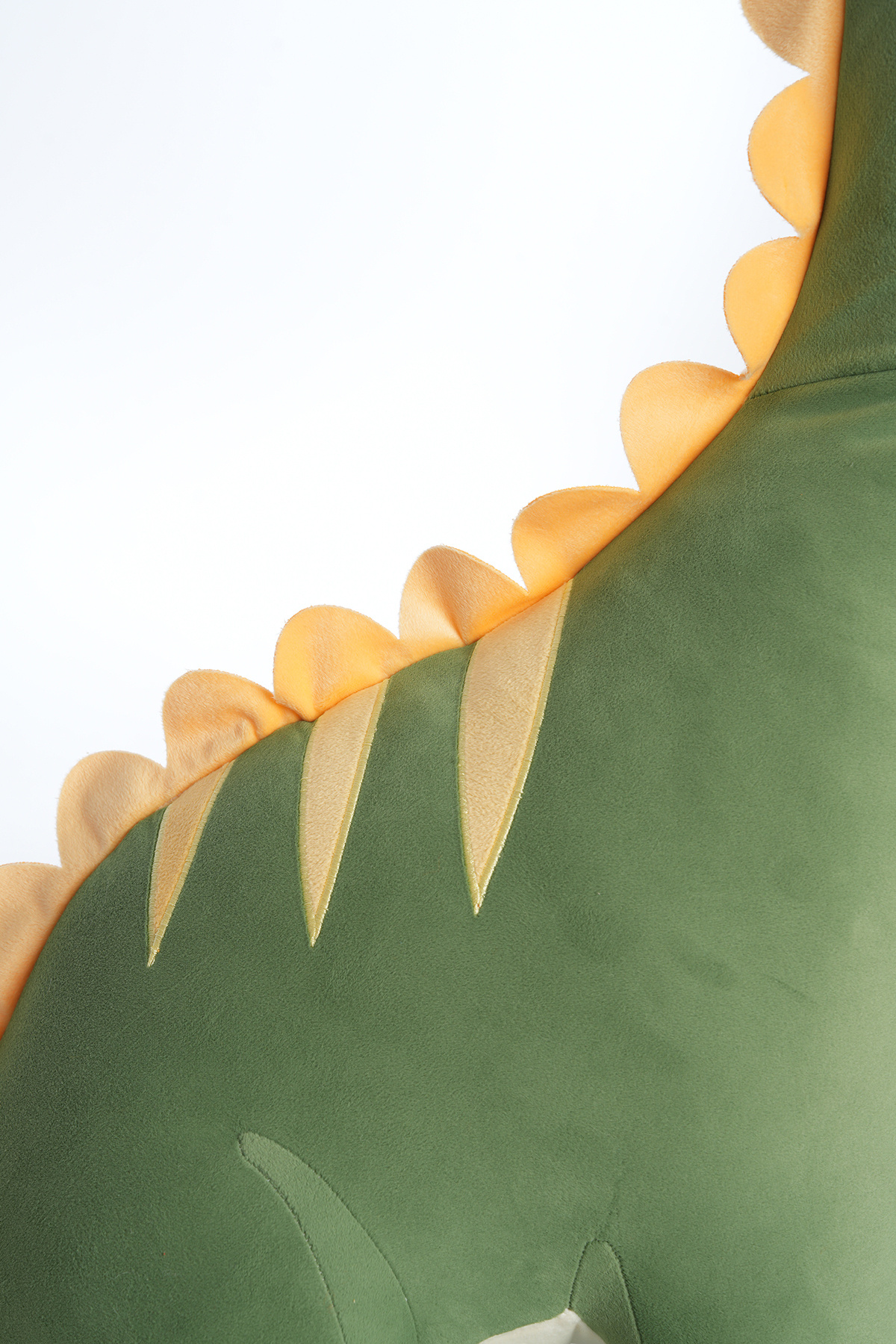 Pufu Toys Dinozor Peluş Yastık Oyuncak Yeşil (1 METRE) fotoğrafı 7 (önizleme)