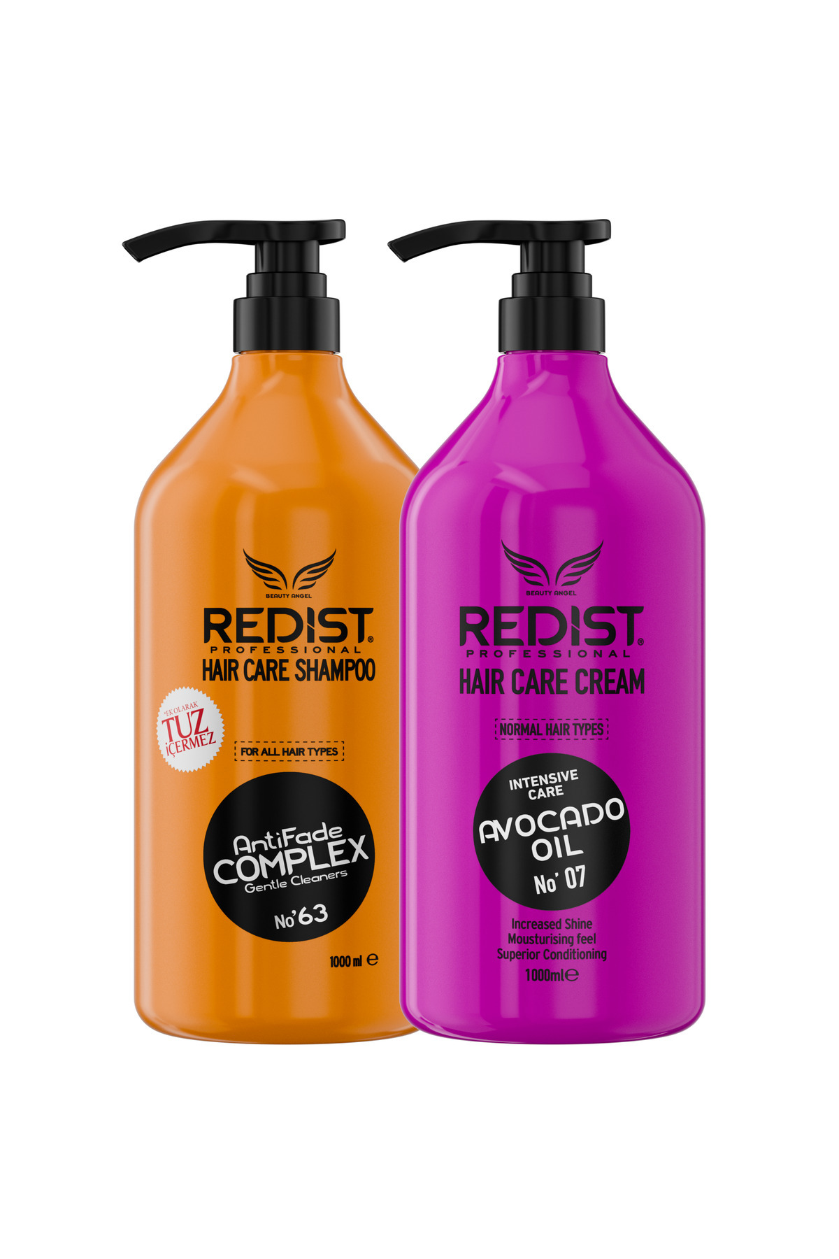 Redist Tuzsuz Brezilya Şampuanı Ve Kremi – Keratin Bakımı Için Özel Set (1000 ML)