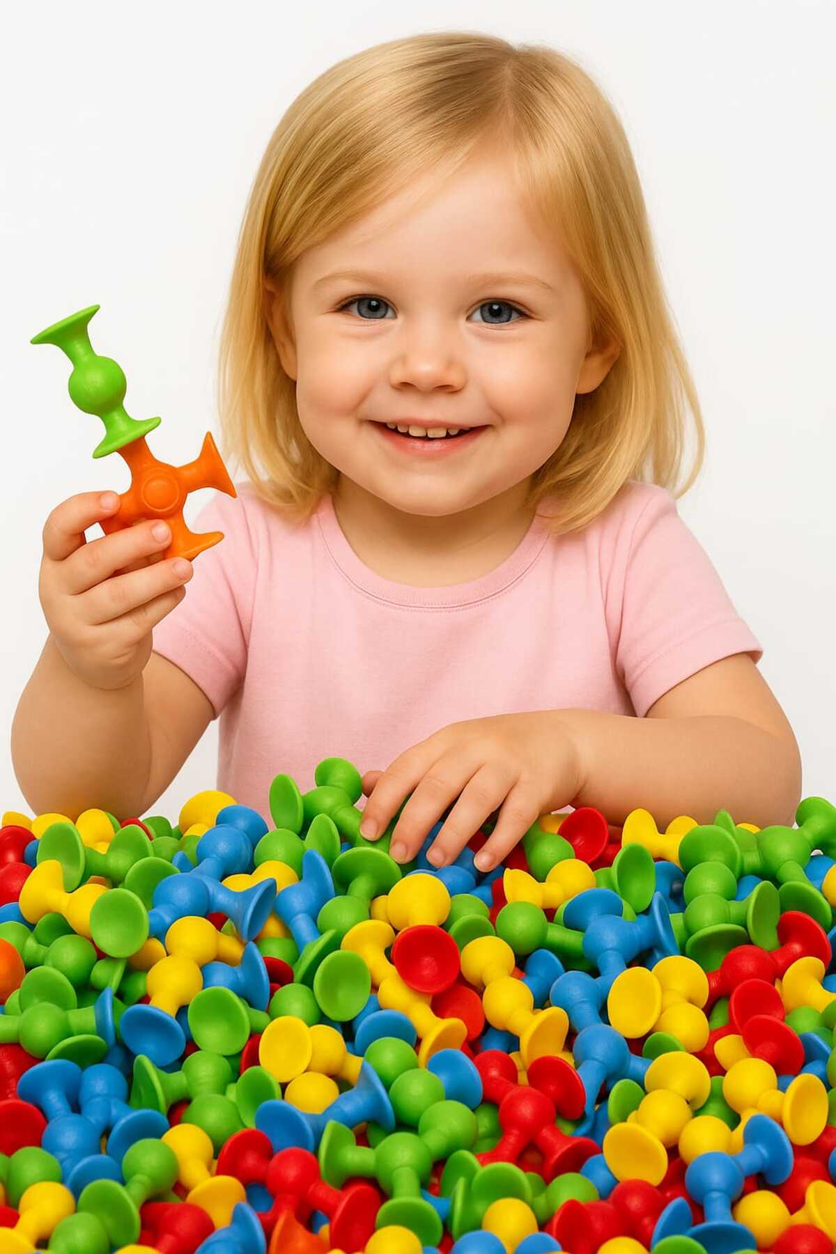 HAPPENS Vakum Molekül 25 Parça Yapı Oyuncak Ve Inşaa Seti Yaratıcı Yapım Pixel Tasarım Eğitici fotoğrafı 3 (önizleme)